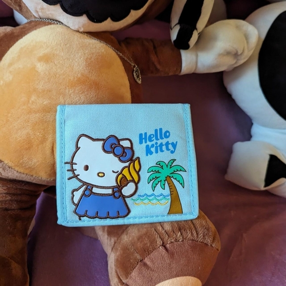 Hello kitty shell wallet Tropical shell wallet blue - Picture 2 of 5
